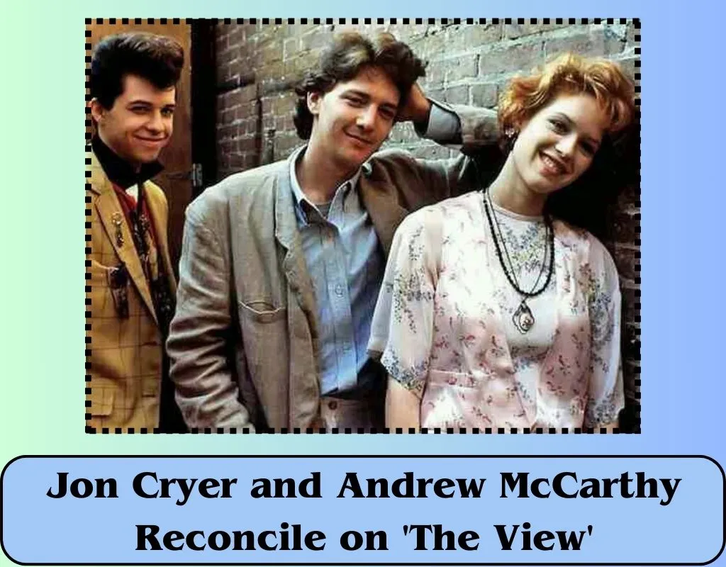 Jon Cryer and Andrew McCarthy Reconcile on 'The View'